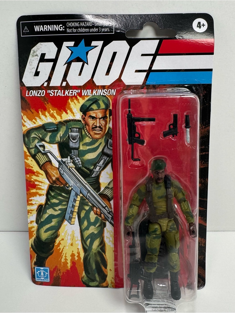 GI Joe Lonzo Stalker Wilkinson Figure Retro Card Hasbro 2021